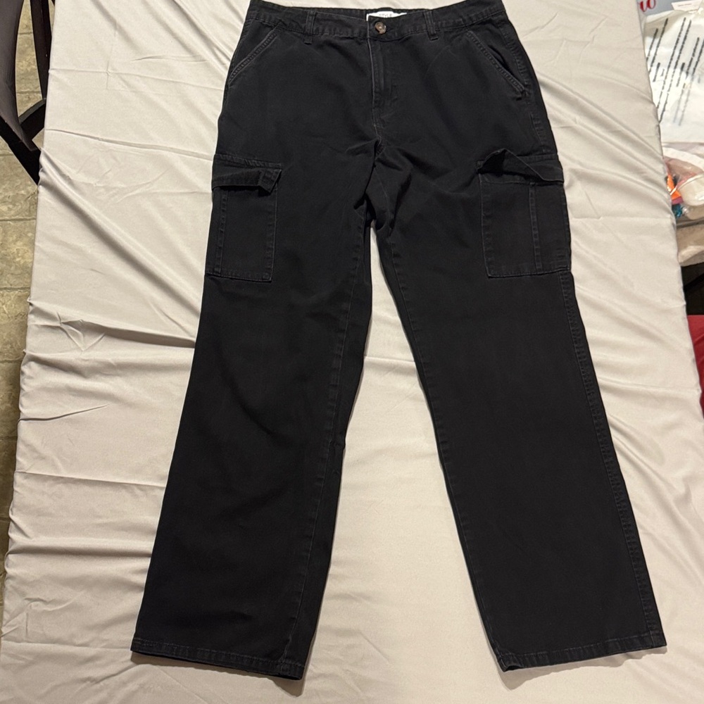 Women's Black Straight Leg Jeans